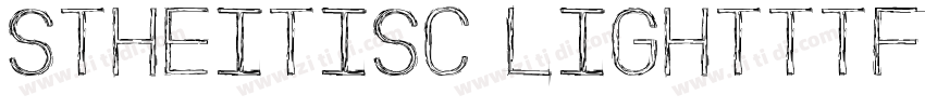 STHeitiSC Lightttf字体转换